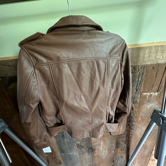 WALTEE BAKER 100% LEATHER JACKET - Picture 5 of 8